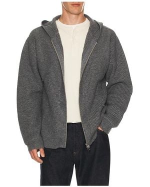 KROST Wool Zip Hoodie - Grey