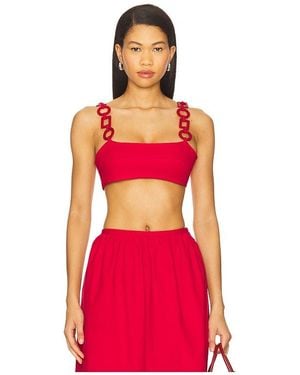 SAUDADE Charm Top - Red