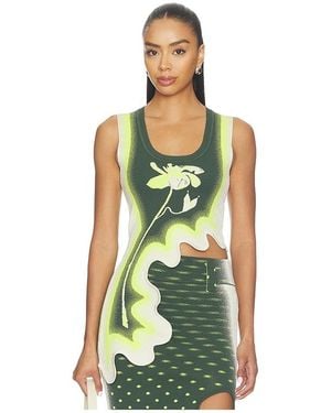 Ph5 Kerry Wavy Tank Top - Green