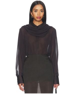 Gestuz Lynne Scarf Shirt - Black
