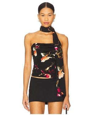 Lioness Island Bodice Top - Black