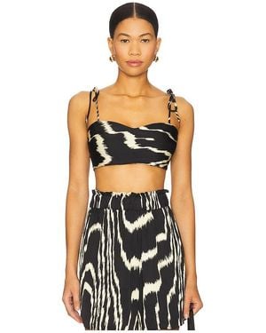 Eugenia Fernandez Turrito Crop Top - Black