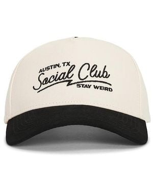 Friday Feelin Austin Texas Social Club Hat - White
