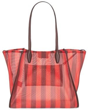 Madewell Bolso Tote En Talla - Rojo