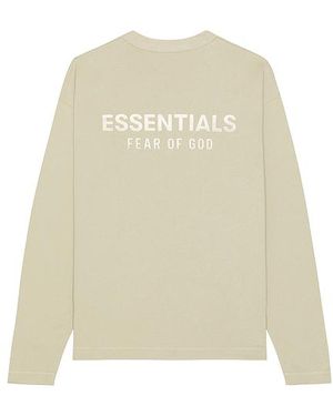 Fear Of God Langarmshirt Classic - Natur