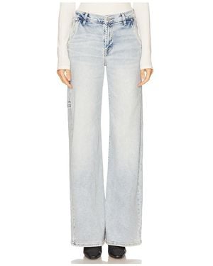 7 For All Mankind Pantalón Con Trabillas Lotta En Color Azul Talla (También En 25, 26, 27, 28, 29, 32) - Blanco