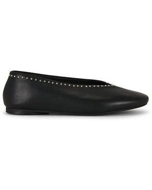 Anine Bing Ana Studs Flat - Black