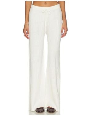 Bobi Wide Leg Pant - White