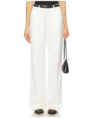 FAVORITE DAUGHTER The Low Favorite Satin Pant - ホワイト