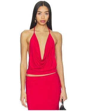 Bella Venice The Elsa Halter Top - Red