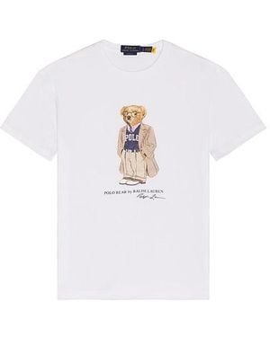 Polo Ralph Lauren Cotton Mesh Novelty T-Shirt - White