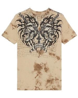 Affliction Shredded Tee - Multicolour