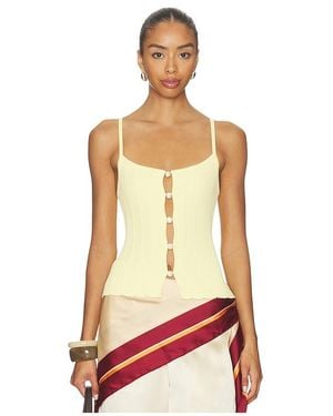 SNDY'S Odessa Knit Tank Top - Red