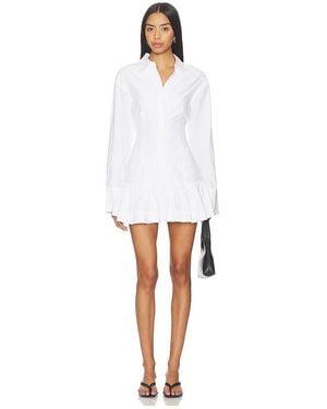 Nia Rayo Dress - White