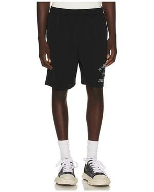 NAHMIAS Varsity Baggy P.E. Short - Black