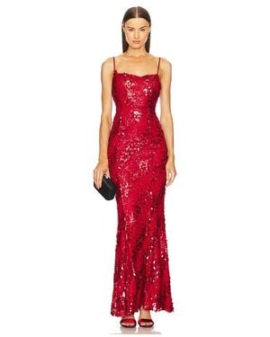 Michael Costello X Revolve Marlene Gown - Red