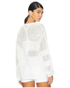 The Upside Sweatshirt Mit Rundhalsausschnitt Fenway Sebastian Knit - Weiß