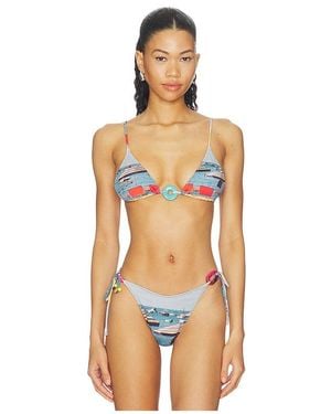 YELLOW THE LABEL X Revolve Sade Charm Bikini Top - Orange