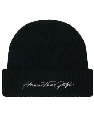 Honor The Gift Script Beanie - Black