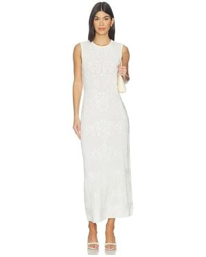 ALIGNE Ashley Crochet Knitted Dress - White