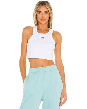 Alo Yoga Top Aspire - Weiß