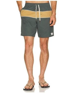 Rhythm Heritage Midway Beach Short - Blue