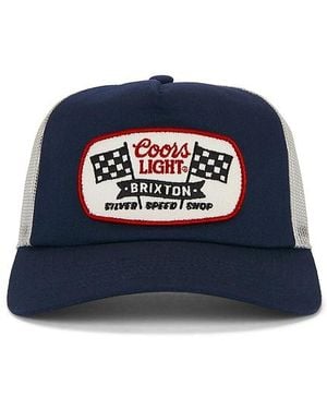 Brixton Coors Light Pit Stop Trucker Hat - Blue