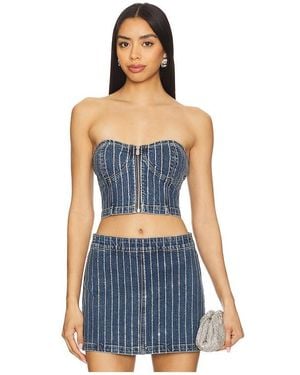 A.Brand Academia Bustier - Blue