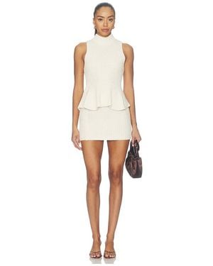 Lovers + Friends Jimenna Peplum Dress - White