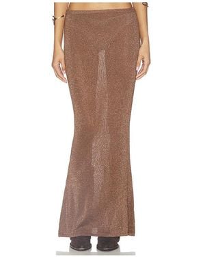 superdown Shelly Maxi Skirt - Brown