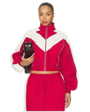 Ronny Kobo Brenton Cropped Jacket - Red