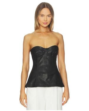 Jonathan Simkhai Tyla Bustier Top - Black