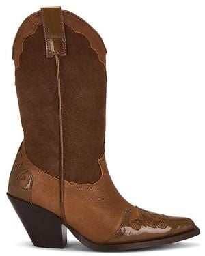 Toral Botas Western En Color Marrón Talla (También En 37, 38, 41)