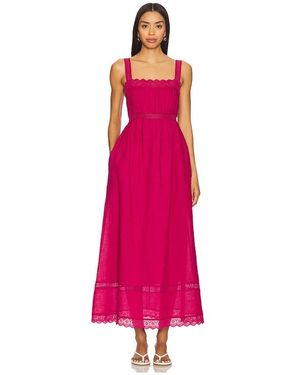 Posse Vestido Recto Grace En Color Burgundy Talla (También En Xl) - Rosa