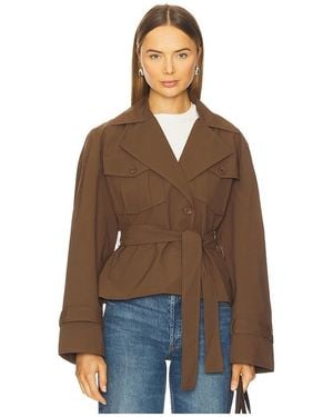 Lamarque X Revolve Quinn Trenchcoat - Brown