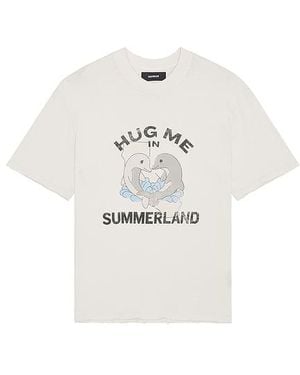 NAHMIAS Eckiges T-Shirt Souvenir - Weiß