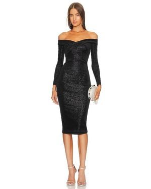 Michael Costello X Revolve Hana Midi Dress - Black