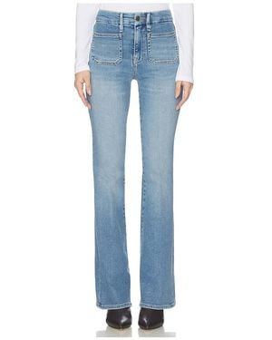 GOOD AMERICAN Good Legs Flare Jeans - Blue