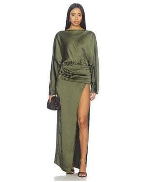 Lovers + Friends X Hannah Lizzy Raphaella Gown - Green