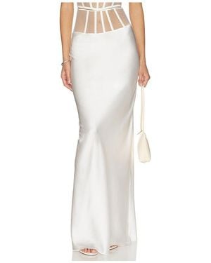 Kiki de Montparnasse Illusion Long Skirt - White