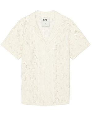 Oas Atlas Cuba Crochet Shirt - White