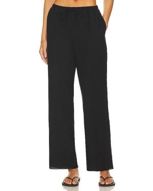 SNDY'S Linen Pants - Black