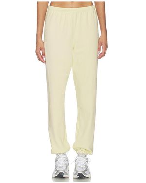 PERFECTWHITETEE Pantalón Deportivo Fácil De Felpa Francesa En Color Amarillo Limon Talla (También En Xs, S, M) - Neutro