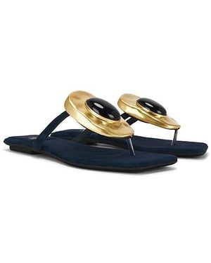 Jeffrey Campbell Bazaar Flat Sandal - Blue