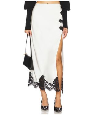 Stone Cold Fox X Revolve Camila Midi Skirt - White