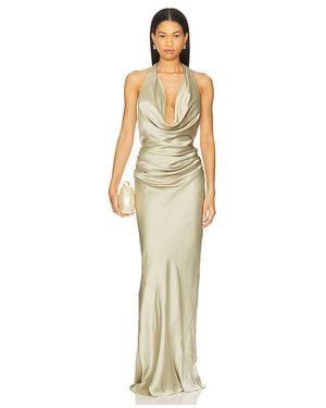 Nookie Penelope Drape Gown - Metallic