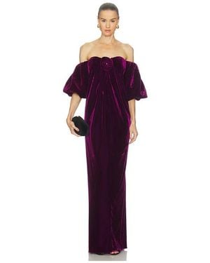 Caroline Constas Rylin Dress - Purple