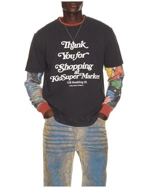 Kidsuper Thank You For Shopping Tee - Black