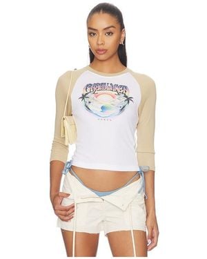 CASABLANCA Baseball Tee - White