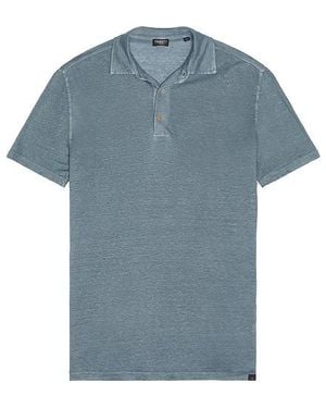 Faherty Linen Polo En Color Azul Talla (También En M, S, Xl/1X)
